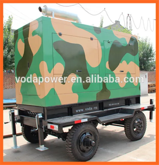 400kw/500kva trailer diesel generator with Cummins Engine