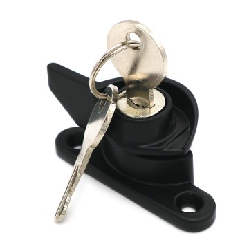 Keyed Sliding Window Crescent Lock