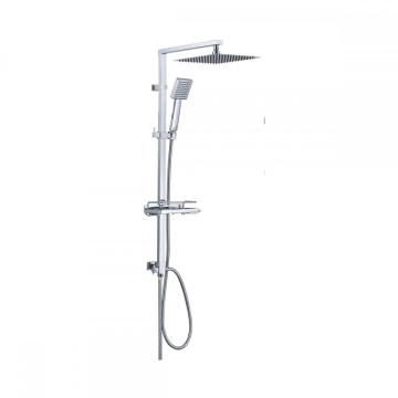6" six modes solid brass fixed rainfall shower sets