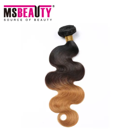 Xuchang Factory price 1b 27 ombre color bundles Body wave hair, ombre hair bundles with closure
