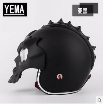 YM-629S-GT New Design Skull Helmet - YEMA Stylish Open Face Helmet OEM Service