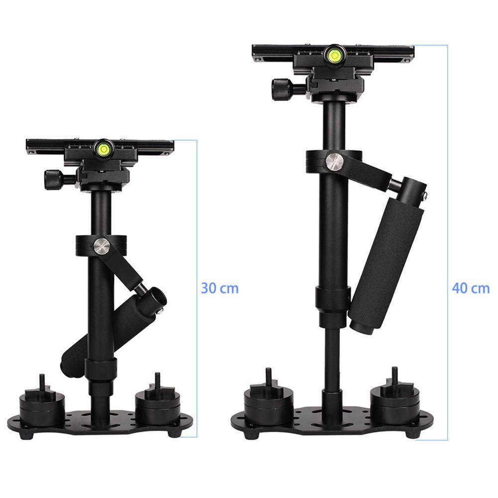 ALLOYSEED S40 Stabilizer 40cm Aluminum Alloy Photography Video Handheld Stabilizer For Steadycam Steadicam DSLR Camera Camcorder