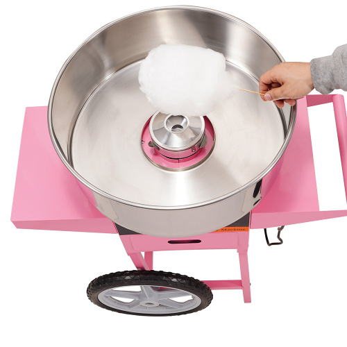cotton candy machine on wheels Commercial Cotton Candy Maker for Home Party Manufactory