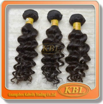 untreated virgin peruvian curly hair weaving