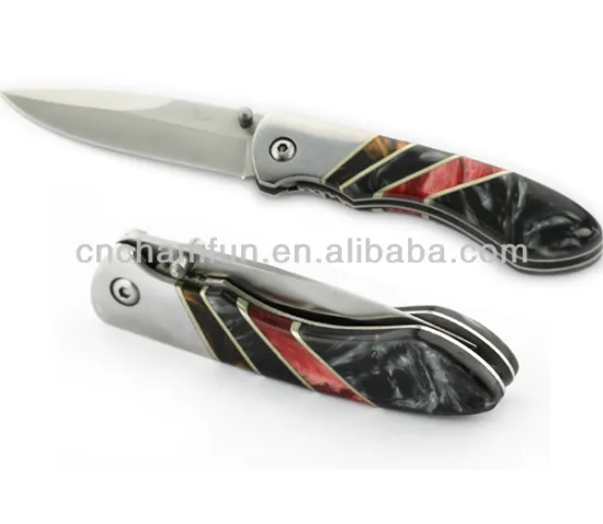 3Cr13 Stainless Steel Resin Handle Folding Knife/ Pocket Knife