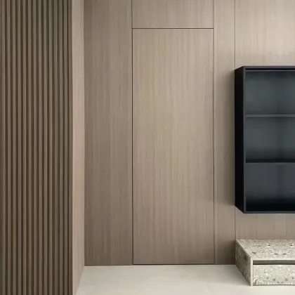 Invisible Wooden Hidden Wall Doors for Modern Interior Bedrooms