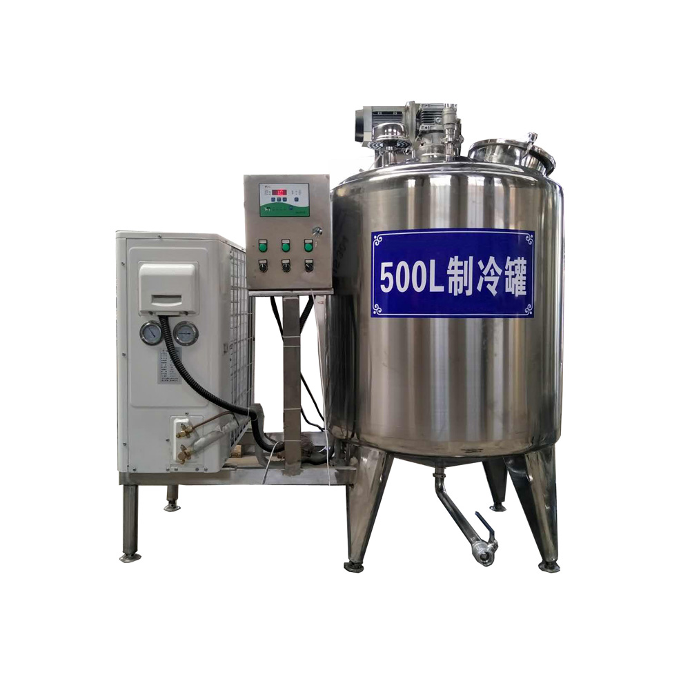 500L Milk Pasteurizing Cooling Tank for Ice Cream