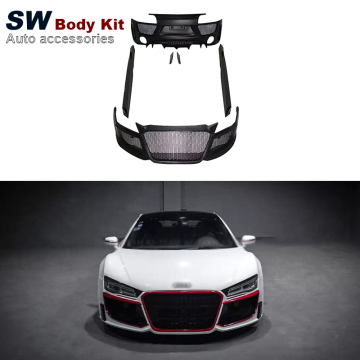 Audi R8 Upgrade Modification Regula Style Body Kit Front Bumper Facelift Auto Parts Performance Kit V8 V10 2008-2015" 

However, for better SEO and readability, you might consider shortening it to:

"Audi R8 V8/V10 2008-2015 Body Kit & Front Bumper Upgrad