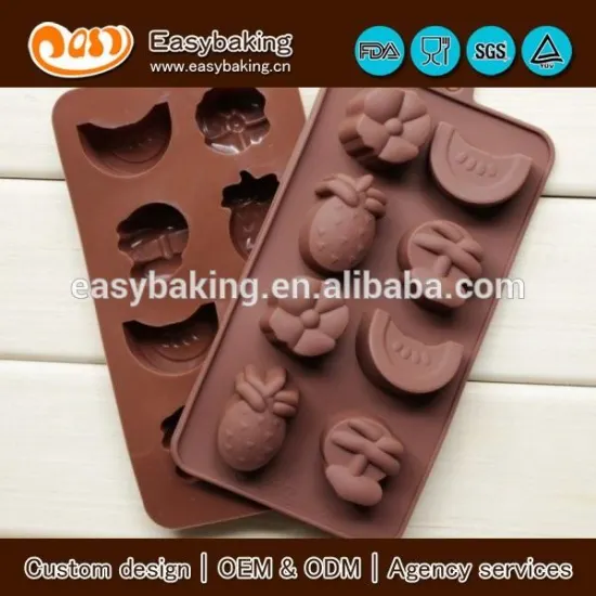 Summer fruit silicone ice ball mould for Whiskey