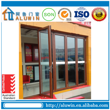 Soundproof Commercial Double Glazing Aluminium Casement Doors