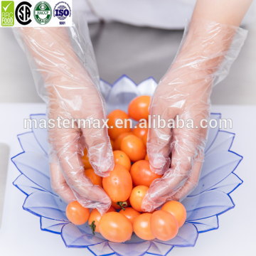 by 19 years manufacturer good quality HDPE plastic gloves