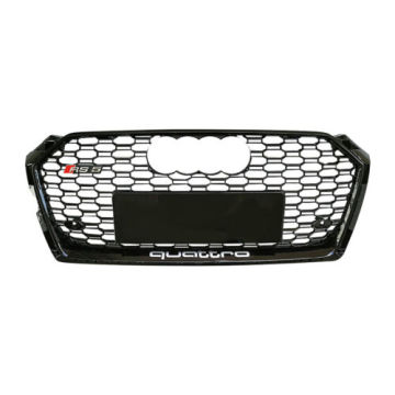 Chrome Black Front Bumper Grille Mesh för Audi A5 RS5 2017-2019