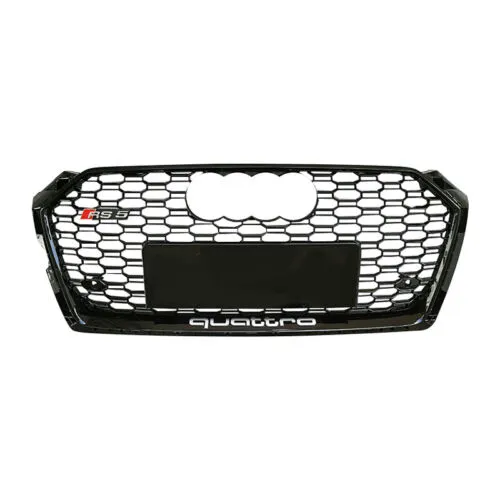 Chrome Black Front Bumper Grille Mesh for Audi A5 RS5 2017-2019