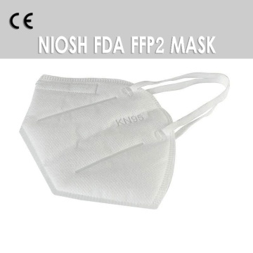 ISO FDA Sertifikası KN95 Tek Kullanımlık Kulak Askısı Maskesi