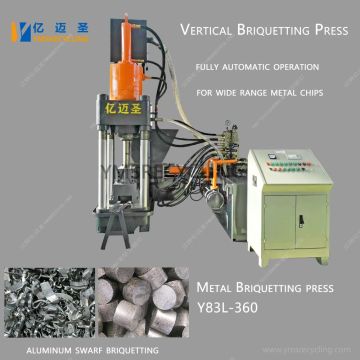 Metallschrott -Brikettiermaschine für Aluminiumchips