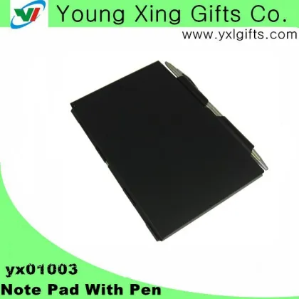 Mini metal notepad with pen/notepad with pen