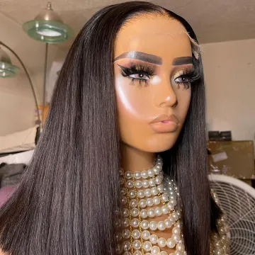 Cheap Raw Brazilian Virgin Human Hair Short Bob Straight Wig Full Lace Frontal Wig Hd Lace Front Wigs Human Hair For Black Women