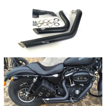 Iron Motorcycle Exhaust System for Harley XL883 and Sportster Models: Enhance Your Ride with XL1200 Upgrade