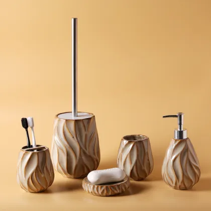 Dokour Green Ceramic Soap Dish Holder