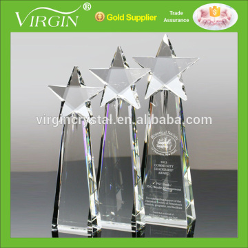 Crystal star trophy awards