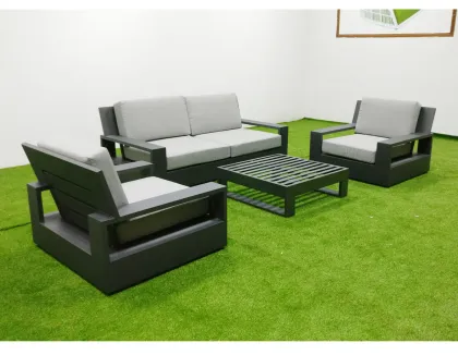 Luxury All-Weather Aluminum Garden Patio Sofa Furniture