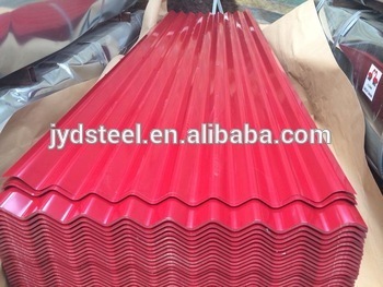 types of roof covering prepainted sheet/ppgi corrugated metal profile