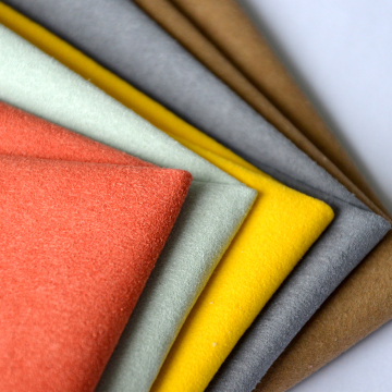TONGDA Customizable Eco-Friendly Artificial Microfiber Suede Leather