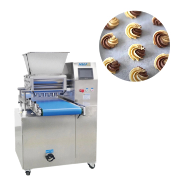 Machine de fabrication commerciale de macaron et de biscuits: solution automatique de production en deux couleurs