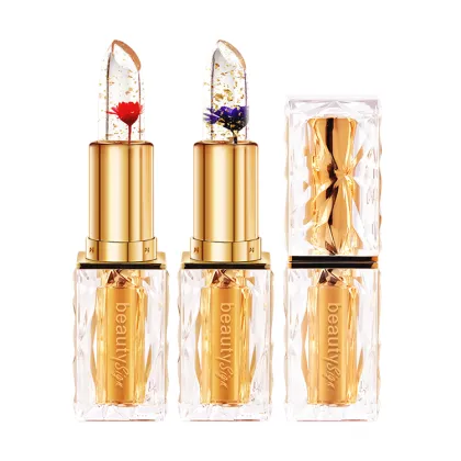 Wholesale Moisturizing Warm Lip Balm Flower Jelly Lipstick