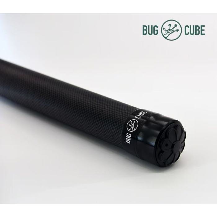 Varilla telescópica de fibra de carbono con bolsa de red grande