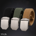 Woven Belt for Men Featuring Durable Zinc Buckle