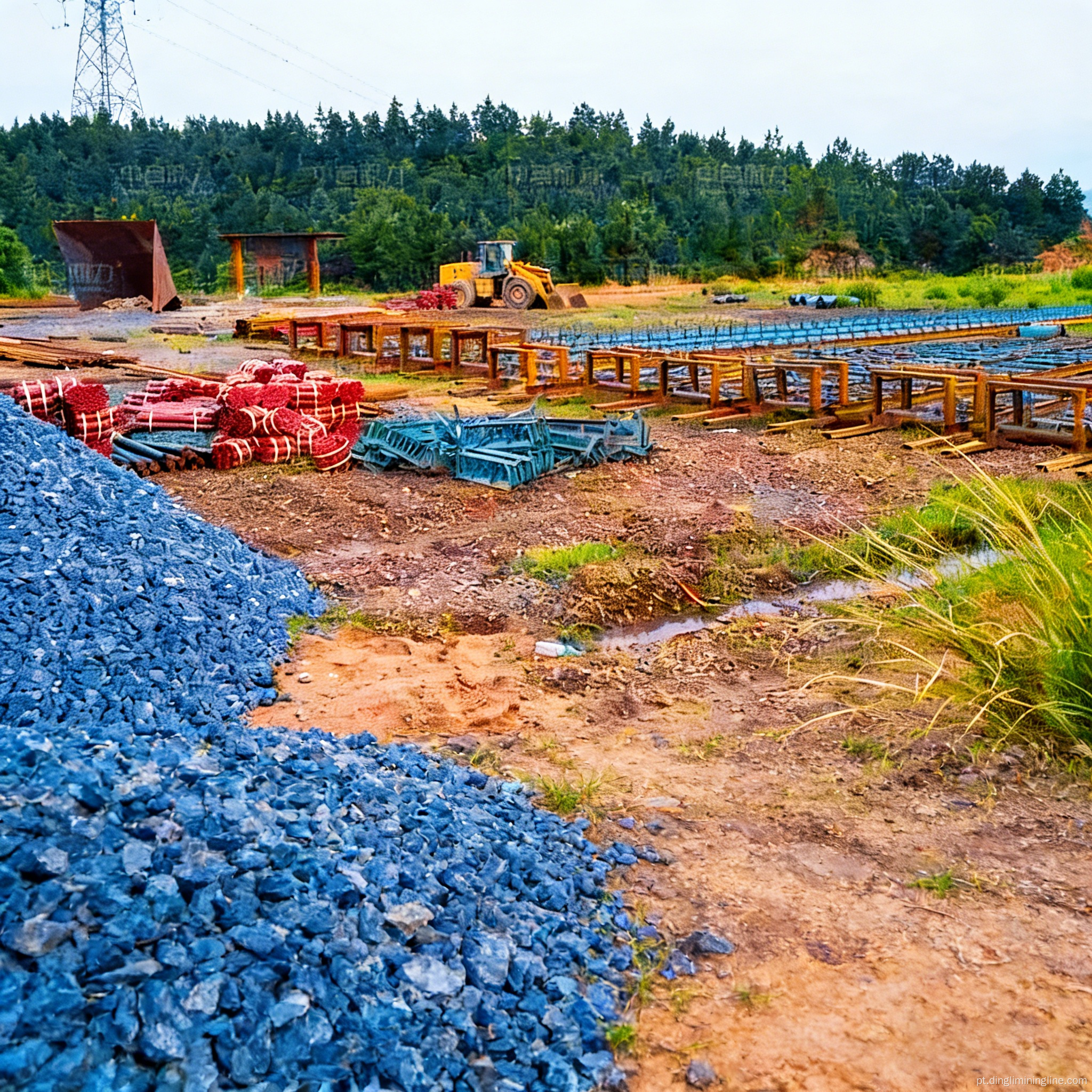 Sistema de processamento de pedra de alta capacidade 200 TPH