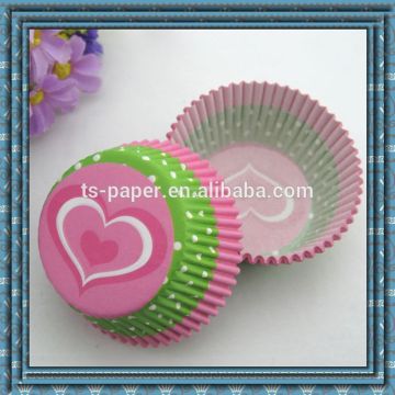 valentine's day designs cupcake paper tray with custom packing