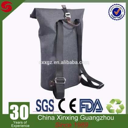 Functional Waterproof genuine leather messenger bag river bag backpack