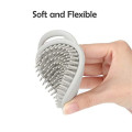 Brosse de shampooing à cheveux en silicone de qualité alimentaire