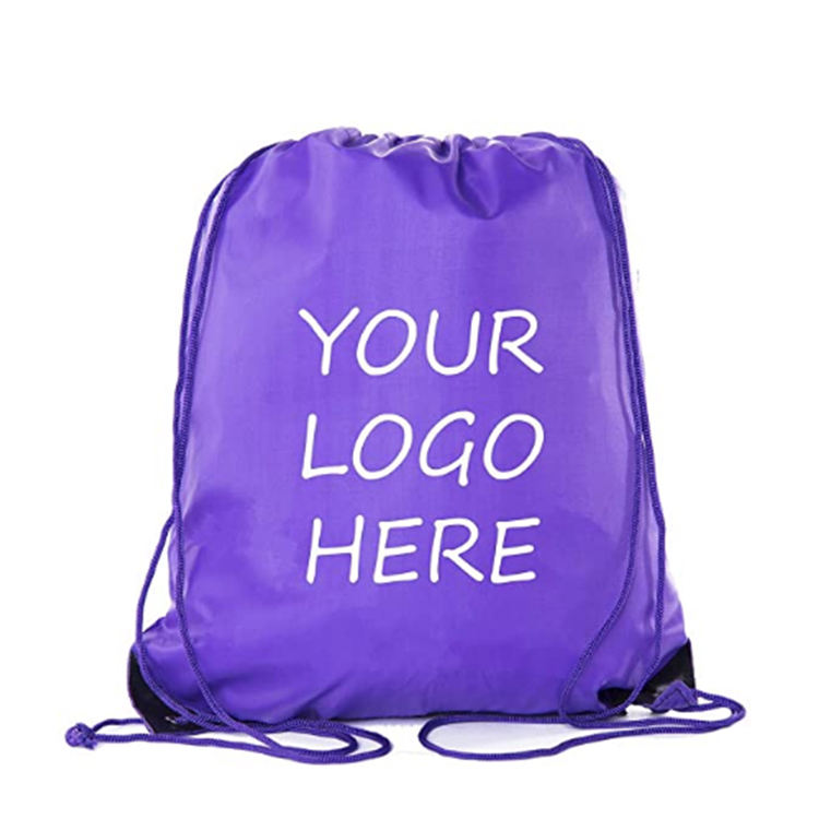 Polyester Kustom Logo Tas Paket Sack Strike