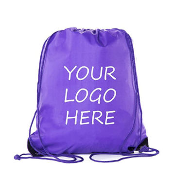 Sac de sac à dessin sur le logo Polyester Custom