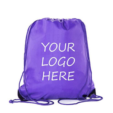 Beg Pek Pek Drawstring Logo Polyester Custom