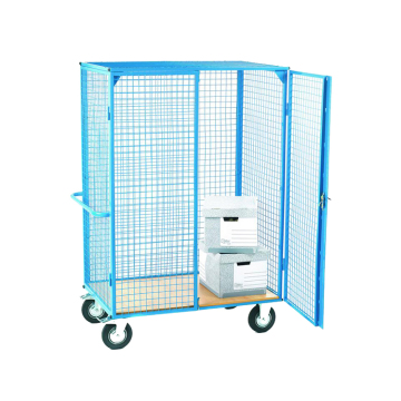 Distribution Folding Laundry Linen Roll Cage Trolley