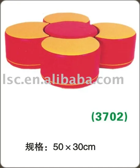 kids flower shape soft play furniture