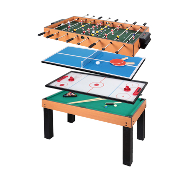 Wholesale Hot Selling Multi-Game Table: Combining Football, Soccer, Billiards, Ping-Pong, and Air Hockey
