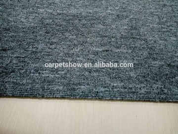 cheapest carpet tile in bitumen back, hot sale level loop 100% PP carpet tile,Plain style loop pile pp carpet tile for office