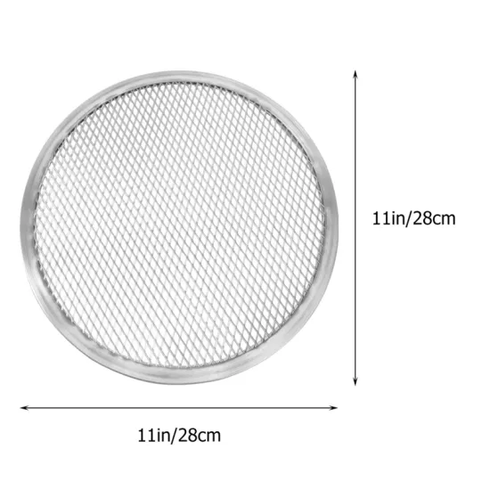 Aluminum Alloy Pizza Mesh Bakeware for Baking Screen