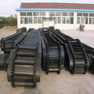 Heat Resistant Rubber Conveyor Belt EP200 Sidewall