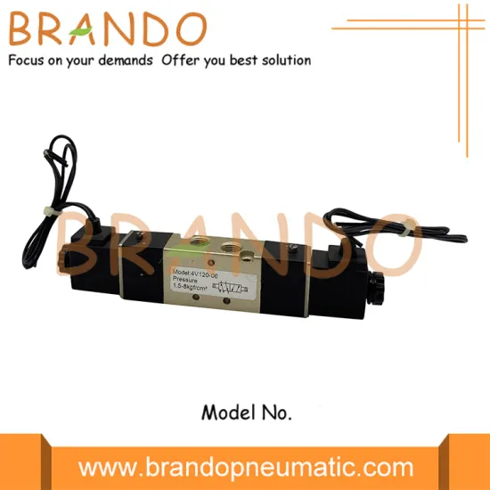 4V120-06 1/8'' Grommet 5/2 Way Pneumatic Solenoid Valve