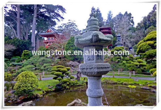 Good price for antiquated handmade garden granite lantern