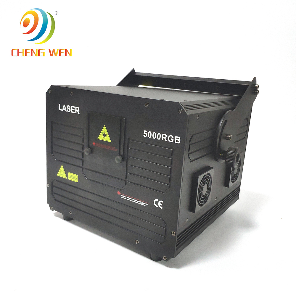 Lumière de scène laser RVB en pleine couleur 5W