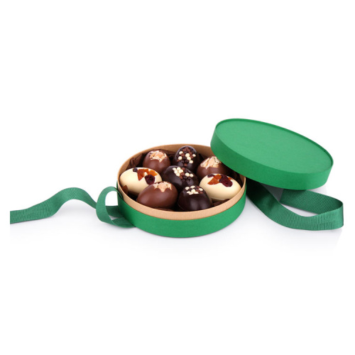 Luxury paper tube packaging round chocolate box