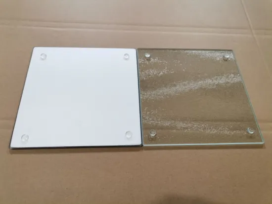 toughened glass chopping board usded in household