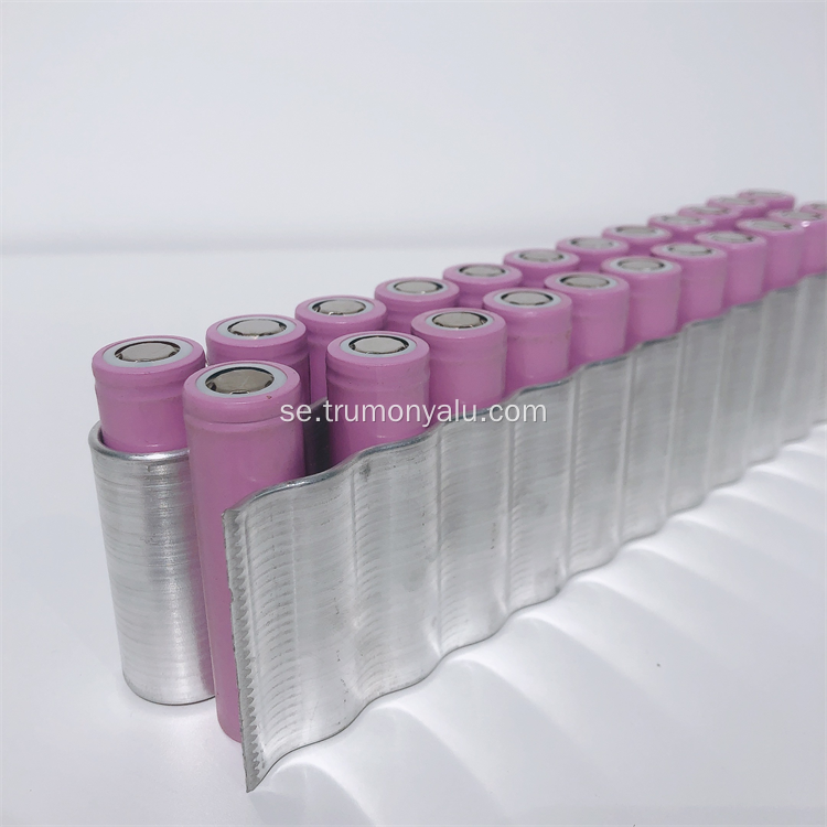 Ormkylrör i aluminium för 18650 cylindriskt batteri